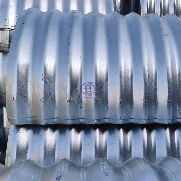 supply the hot galvanzied corrugated steel culvert pipe to Viet Nam